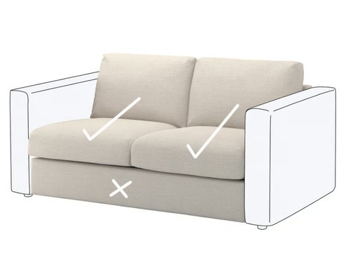 Ikea vimle cushion - ikea, covers