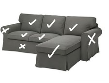 IKEA Ektorp covers for 3