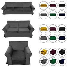 Velvet Sofa Cover 1/2/3 Seater