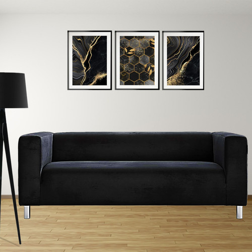 Two seater ikea klippan sofa - two,